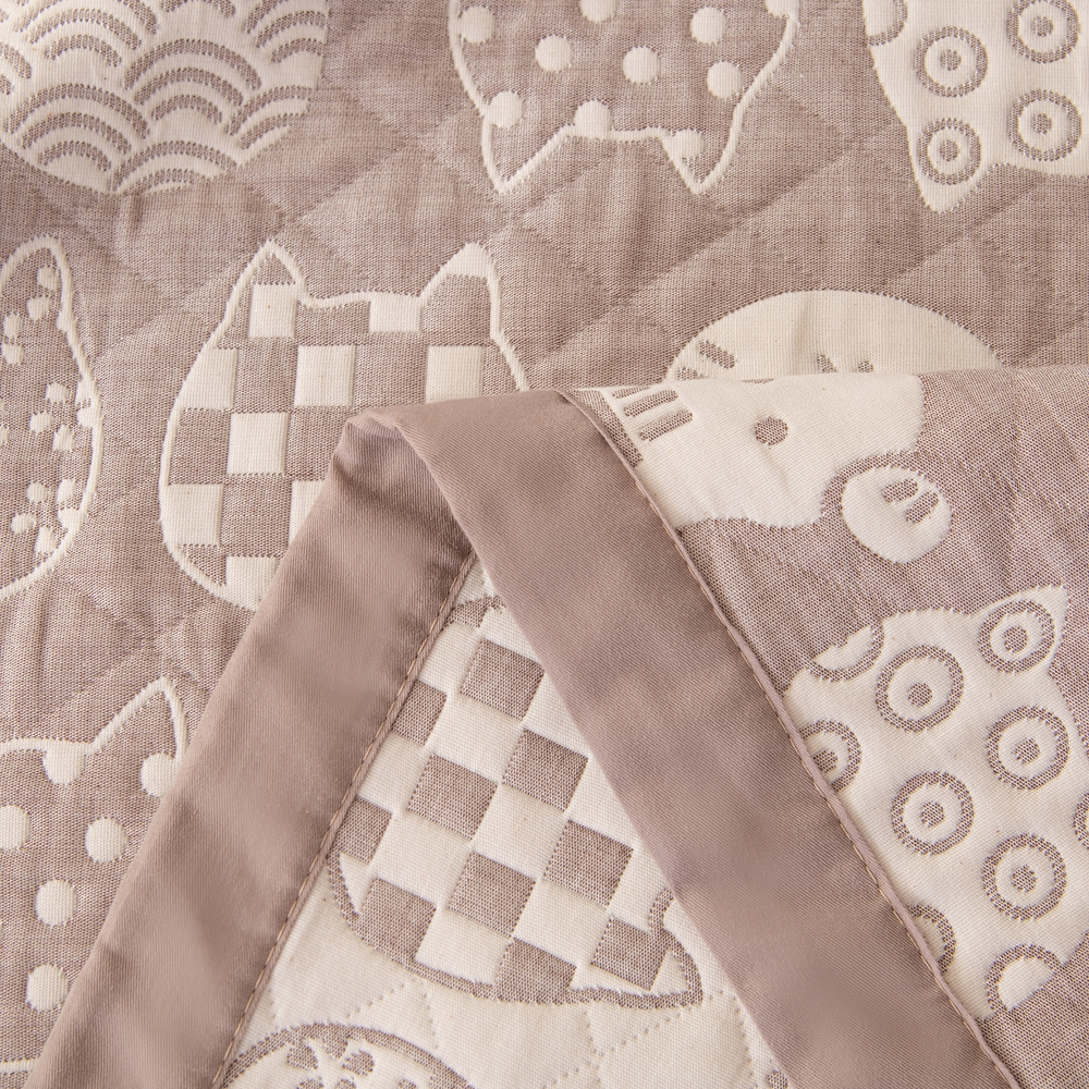 Комплект постельного белья на резинке Сатин Aurora Veil/Вуаль Авроры с Покрывалом AVR003