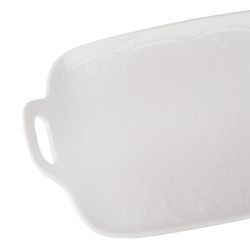 Блюдо " " 25,5х15х1,5см (min8) (фарфор) (транспортная упаковка)