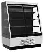 Горка холодильная Carboma F16-08 VV 1,3-1 0300 STANDARD фронт X1 версия 2.0 9006-9005