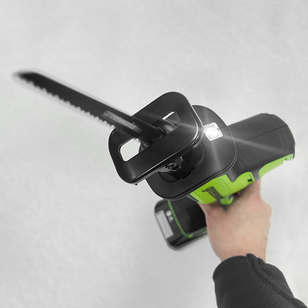 Пила сабельная аккумуляторная GREENWORKS GPT-CRS-25 24V, бесщеточная, без АКБ и ЗУ (1200507)