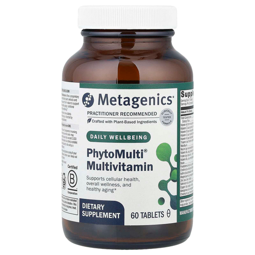 Metagenics, PhytoMulti®, мультивитамины, 60 таблеток