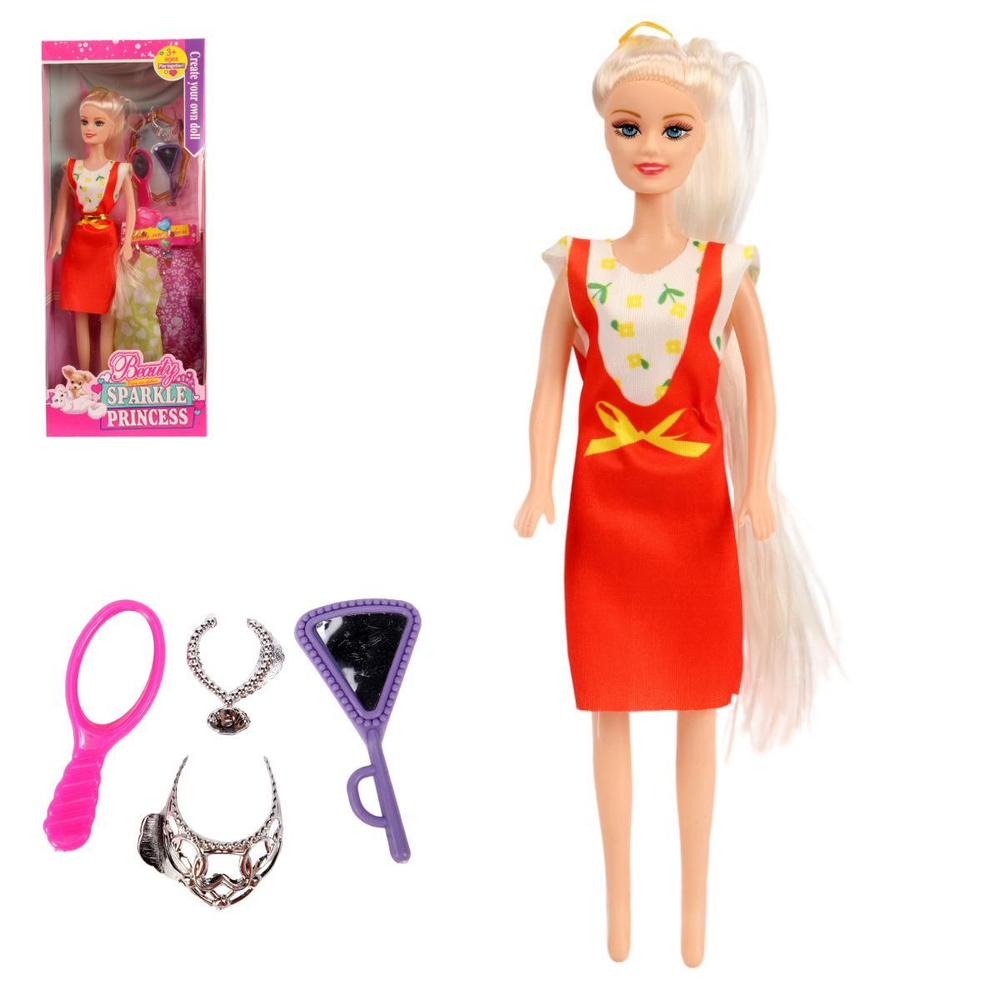 Кукла тип Модель с аксессуарами, коробка B01-A4