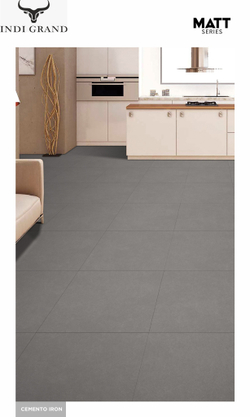 Керамогранит matt 60х60 cemento iron
