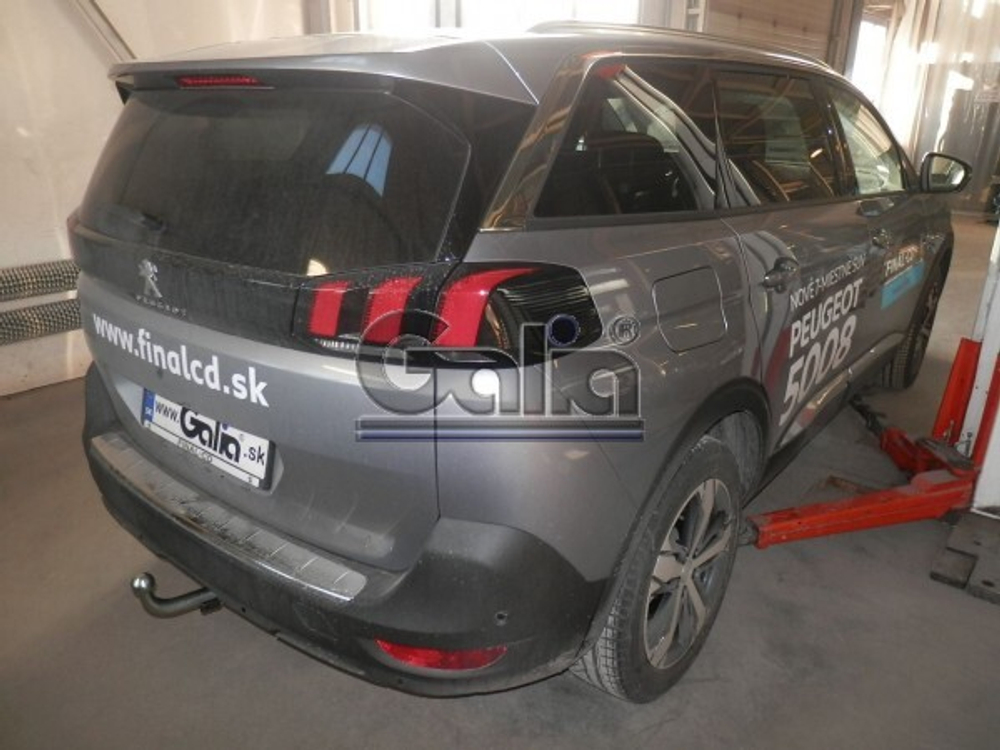 Фаркоп оцинкованный Galia P047C для Peugeot 5008 2017-(паспорт и сертификат в комплекте)(без электрики)
