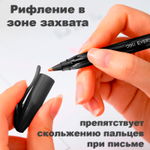 Ручка шариковая DELI "Every Q19", 1 мм, черная