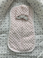 Комплект на выписку зима "Звездопад" - розовый