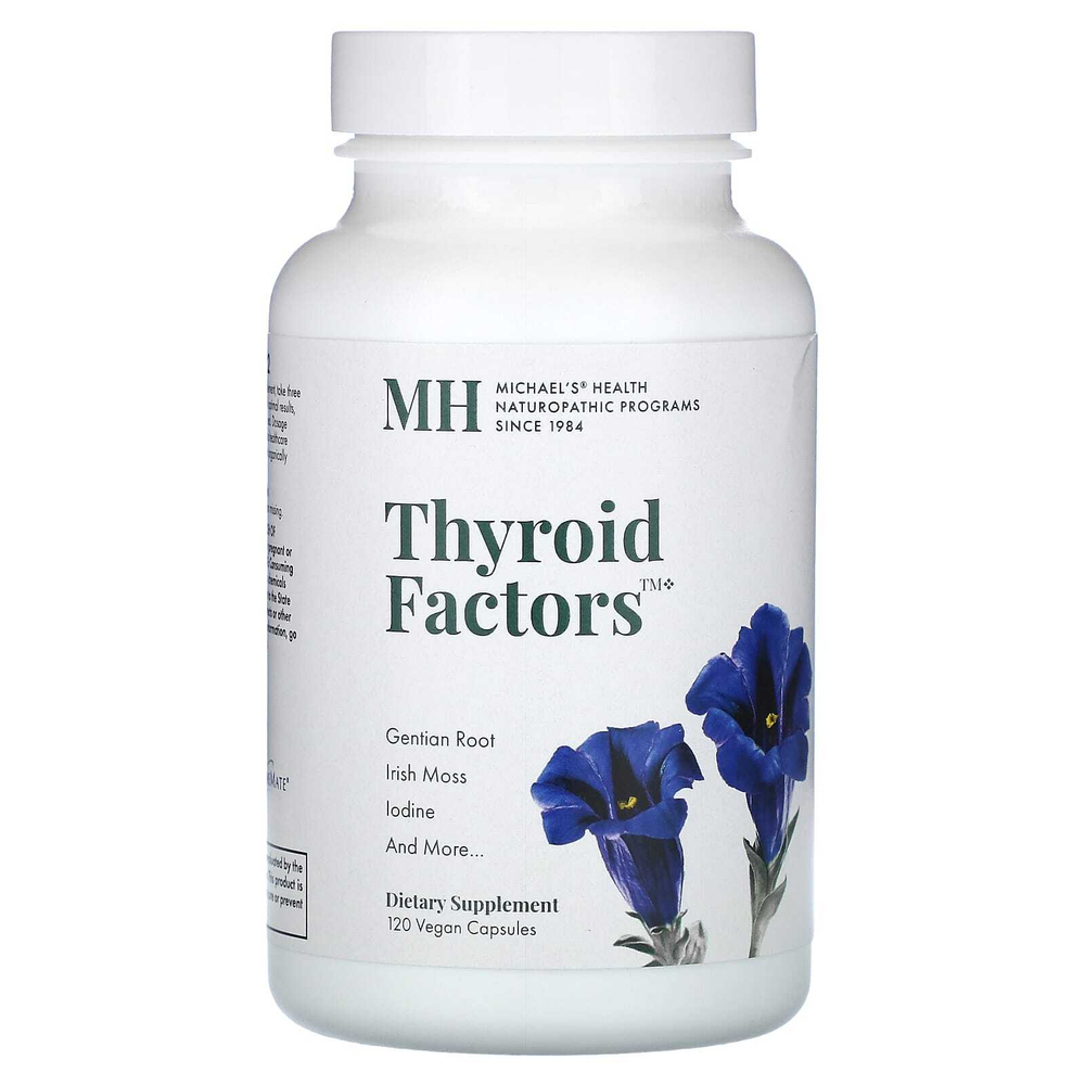 Michael's Health, Thyroid Factors, 120 веганских капсул