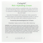 Cetaphil, интенсивно увлажняющий ночной крем с гиалуроновой кислотой, 48 г (1,7 унции)