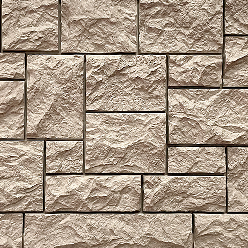 Фасадные панели Камень Дикий, песочный Fineber (Файнбир)