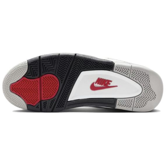 Джордан Эйр Джордан 4 Подвесные баскетбольные мячи В СЕРЕДИНЕ Бело-серий Мужские