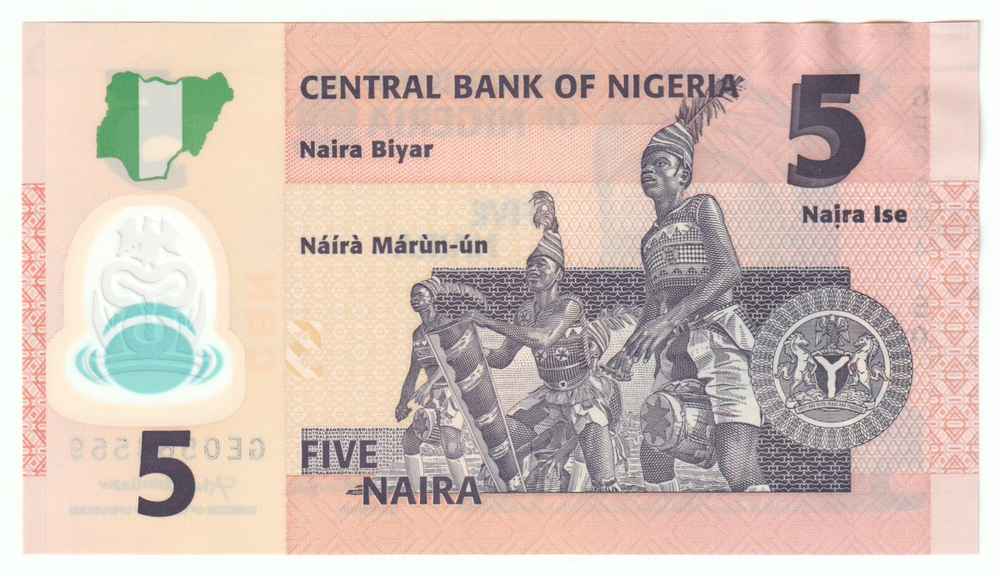 Nigeria, 5 Naira, 2022 – Polymer Banknote Honoring Nigeria's First Prime Minister (UNC)