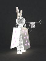 Светодиодная фигура "Карта Кролик"