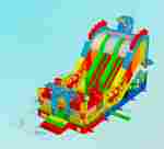 Коммерческий надувной батут «Драконы в тропиках», 8*4*5 м