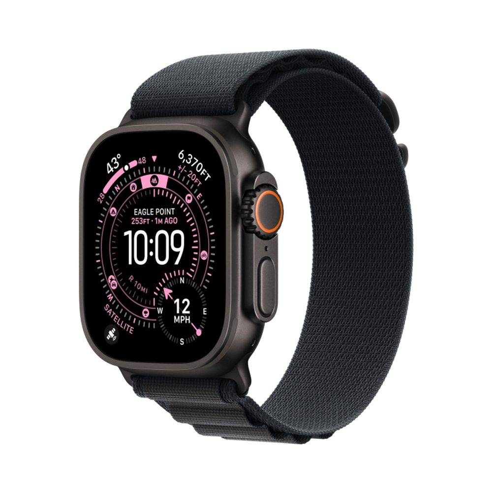 Умные часы Apple Watch Ultra 3, 49 мм, Black Titanium Black Alpine Loop M