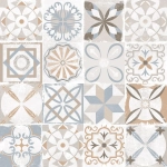 Керамогранит Alma Ceramica GFU6060BTP14R Beton Pro 60x60 микс глазурованный матовый / противоскользящий / карвинг пэчворк / с орнаментом