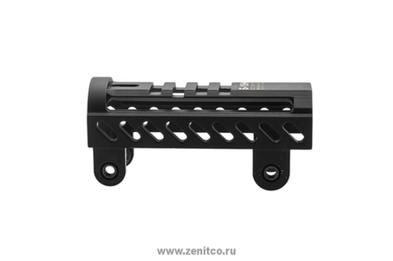 Зенитка — Кронштейн "Планка над газовой трубкой Б-19Н"  (материалы: сплав алюминия Д16Т, цвет: чёрный)