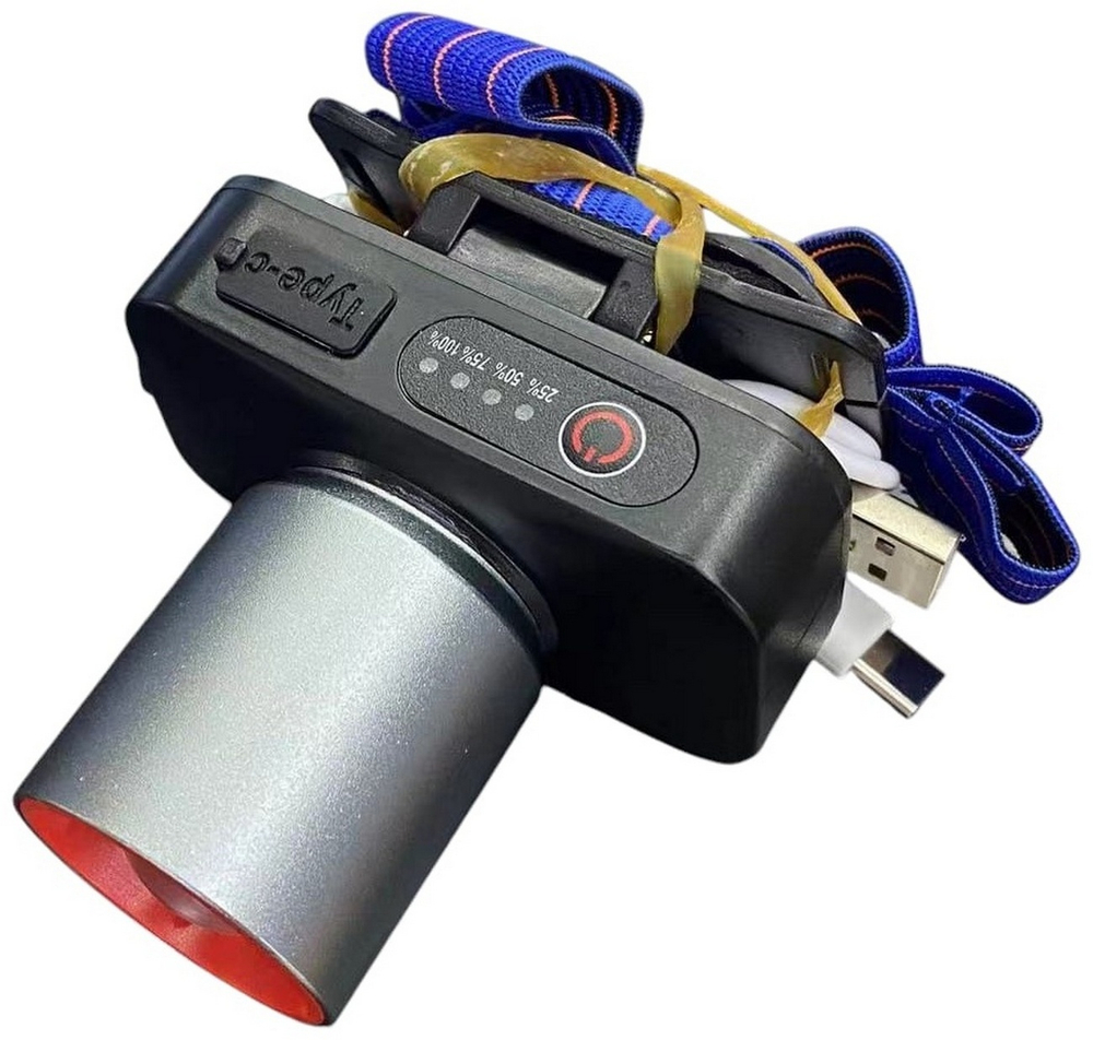 Фонарь налобный яркий Огонь YT-2192