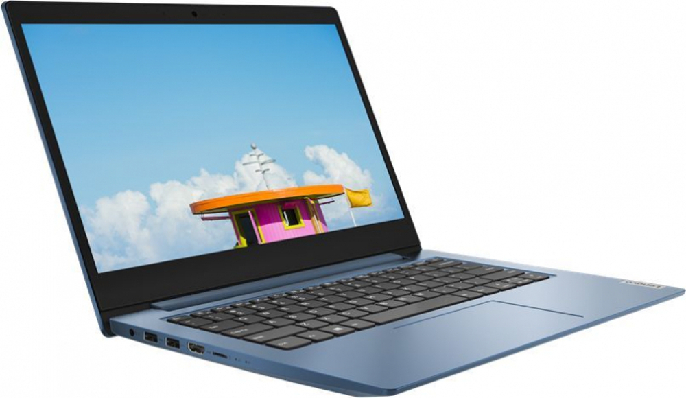 Ноутбук Lenovo IdeaPad 1-14 (82GW0089RU) 14" 1920x1080 (Full HD), AMD Athlon Silver 3050e, 1400 МГц, 4 Гб DDR4, 128 Гб SSD, Radeon Vega 3, Wi-Fi, Bluetooth, Cam, Windows 10 Home (64 bit), синий