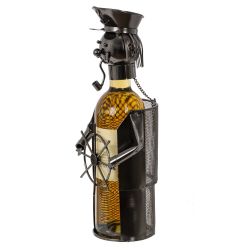 GAEM Подставка для бутылки "Моряк" , L14 W10 H20 см