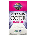 Garden of Life, Vitamin Code®, мультивитамины из цельных пищевых продуктов для женщин, 120 вегетарианских капсул