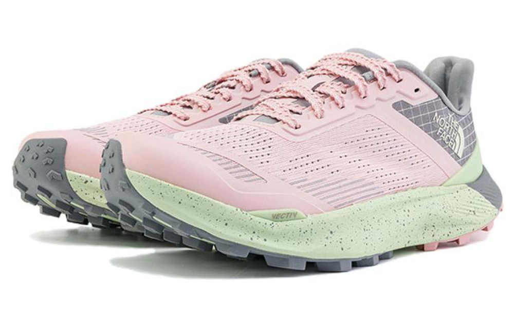 THE NORTH FACE Vectiv Infinite 2 comfortable and versatile shock absorption, non-slip and wear-resistant low-top cross-country running shoes women's pink