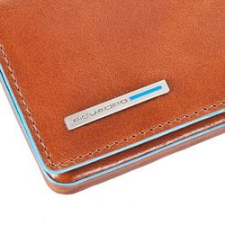 Чехол для визитных карт Piquadro Blue Square оранжевый телячья кожа (PP1263B2/AR)