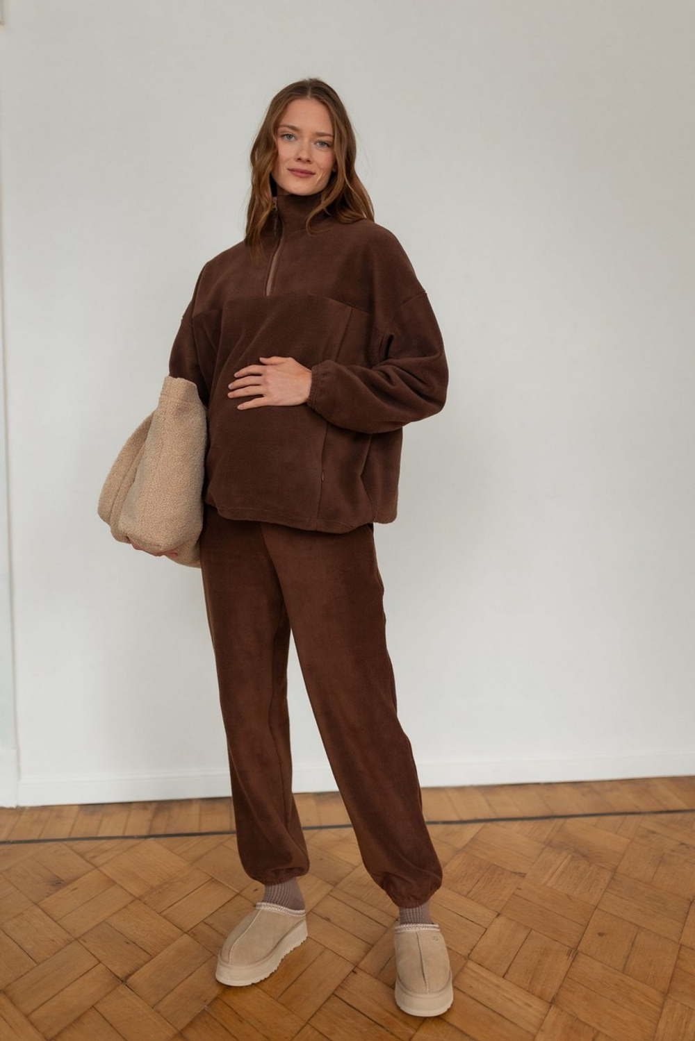 Брюки Арктика для беременных, Шоколад