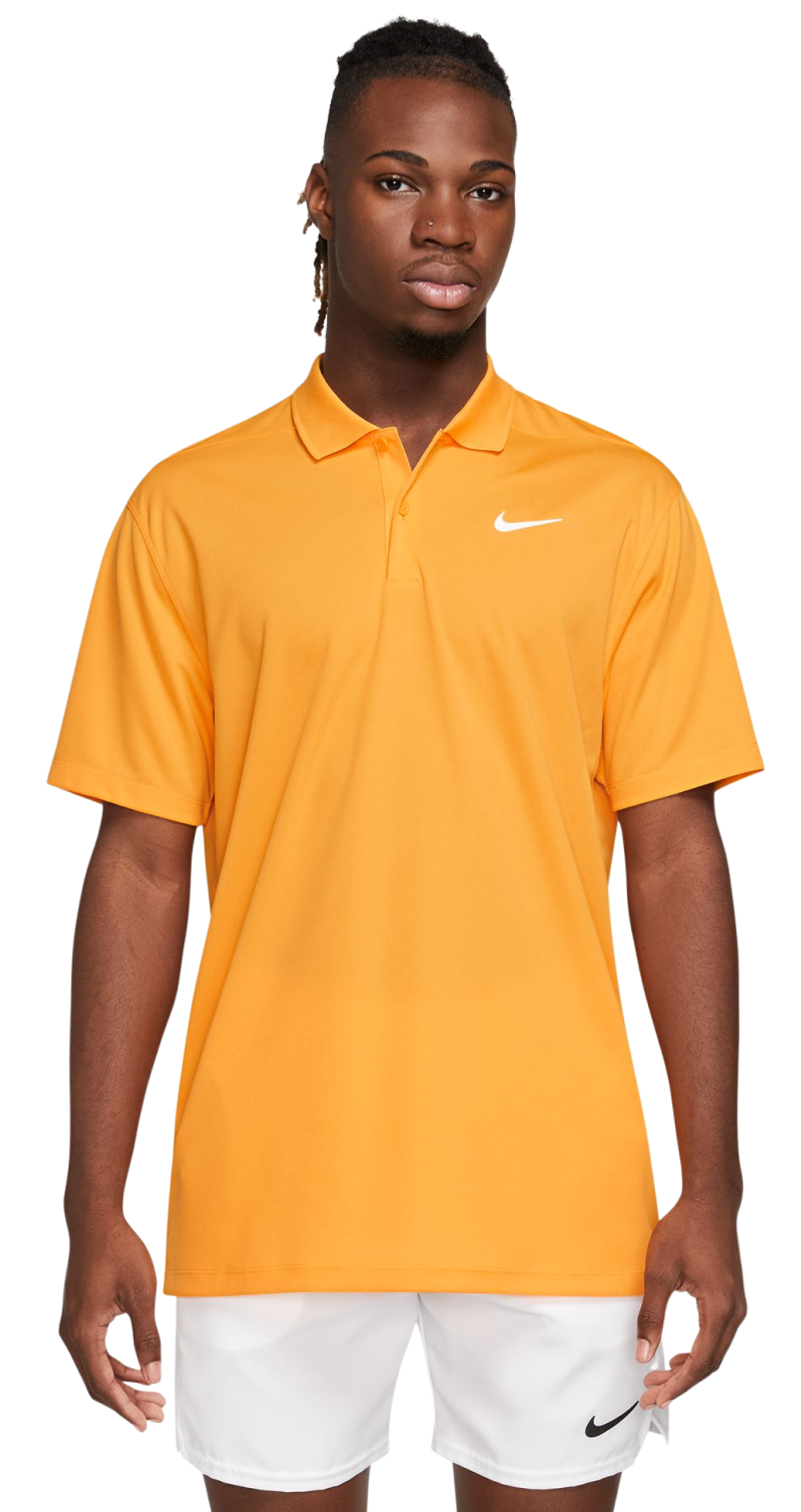 Мужское теннисное поло Nike Court Dri-Fit Pique Polo - sundial/white