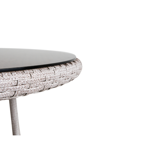 Стол круглый плетёный МОНЕ берёза