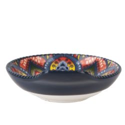 Оливница с ручкой " " (синий) 12х10х3см (min12) (транспортная упаковка)