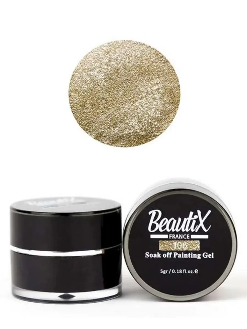 Beautix Гель-глиттер Painting Gel №106