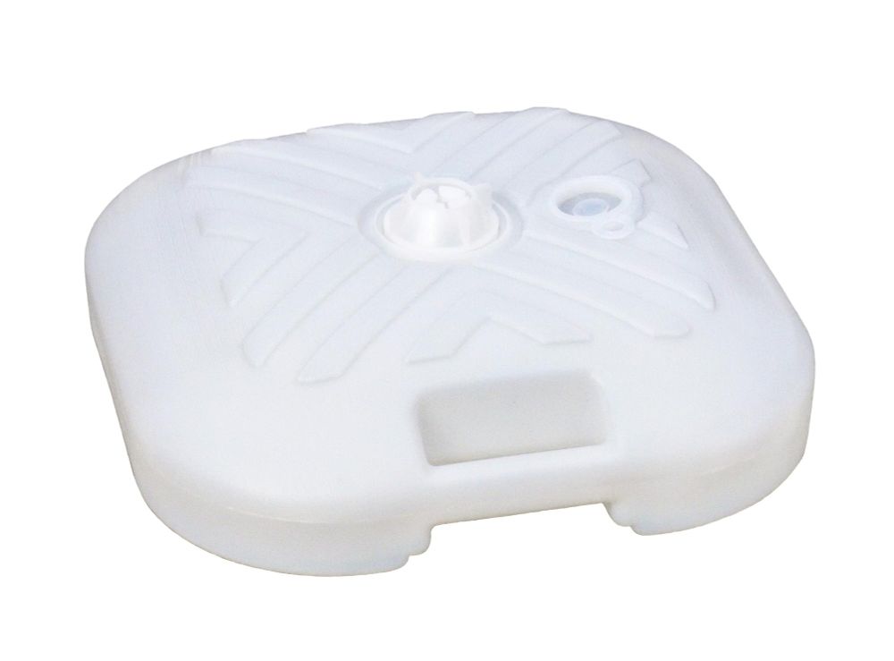 Подставка для зонта  арт.58 (пластик, квадратная белая) "Garden story"