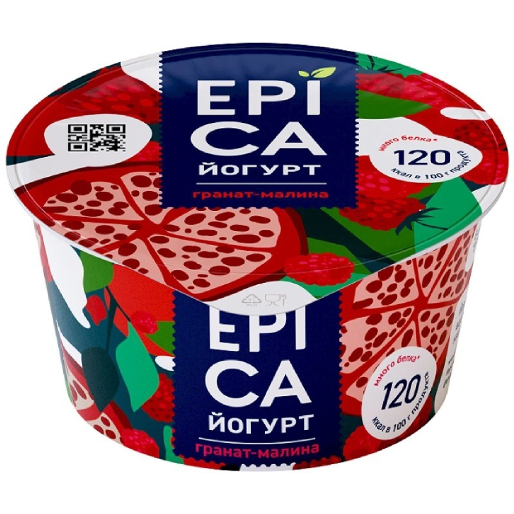 Йогурт Epica Гранат Малина 4.8% (130 г)
