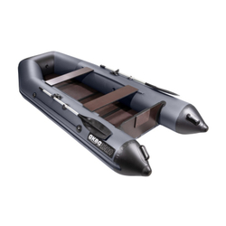 Лодка ПВХ АКВА 3200 Слань-книжка киль (без стрингеров) графит/черный