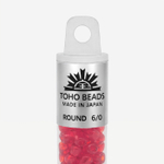 Японский бисер TOHO Round 6/0 (№5B), прозрачный