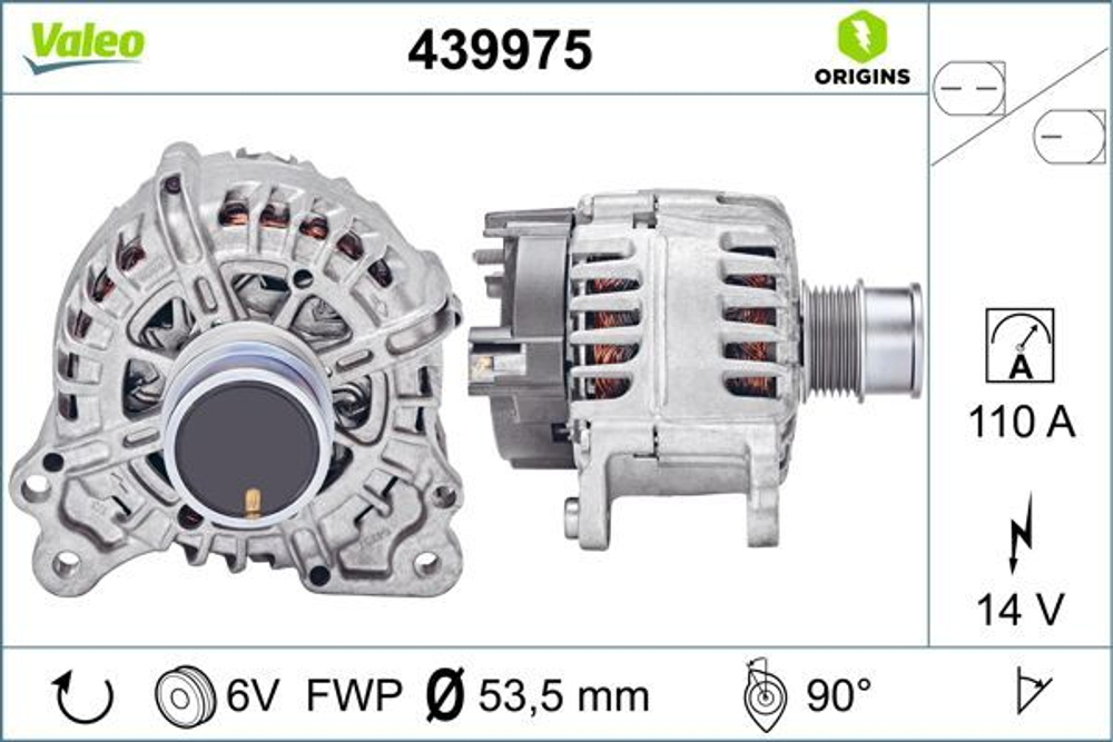 VALEO - 439975-VAL - Alternator