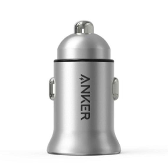Автомобильное зарядное устройство Anker Power Drive 2 Alloy 24 Вт (A2727H42) серебристый