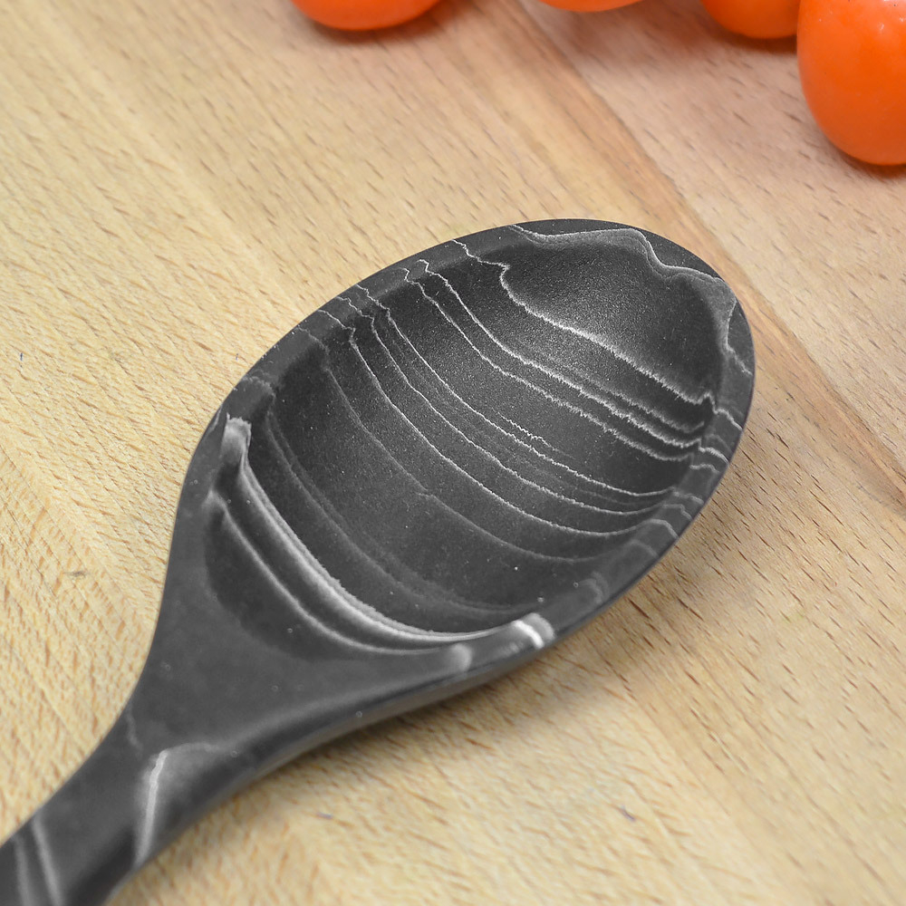 Набор кухонных принадлежностей силиконовый "Гранит" (кисточка, ложка, лопатка, половник)