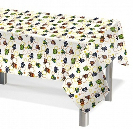 Скатерть одноразовая Бравл Старс Белый 120*180 см