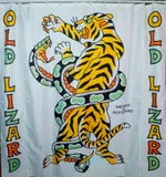Шторка для ванной Old Lizard Title Fight