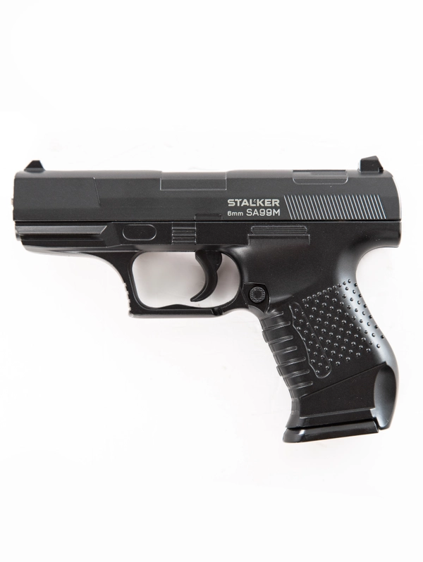 Пистолет пневм. Stalker SA99M Spring (аналог Walther P99), к.6мм,мет.корп. маг.8шар