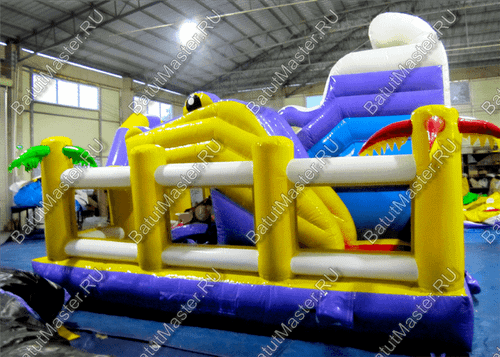 Надувной батут "Мульти-сафари-утка" 7*6*4 м