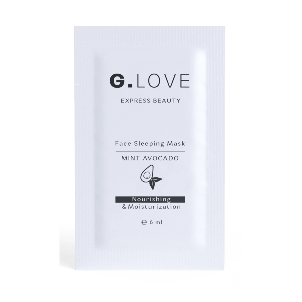 Маска для лица G.Love Face Sleeping Mask Mint Avocado 8x6 мл