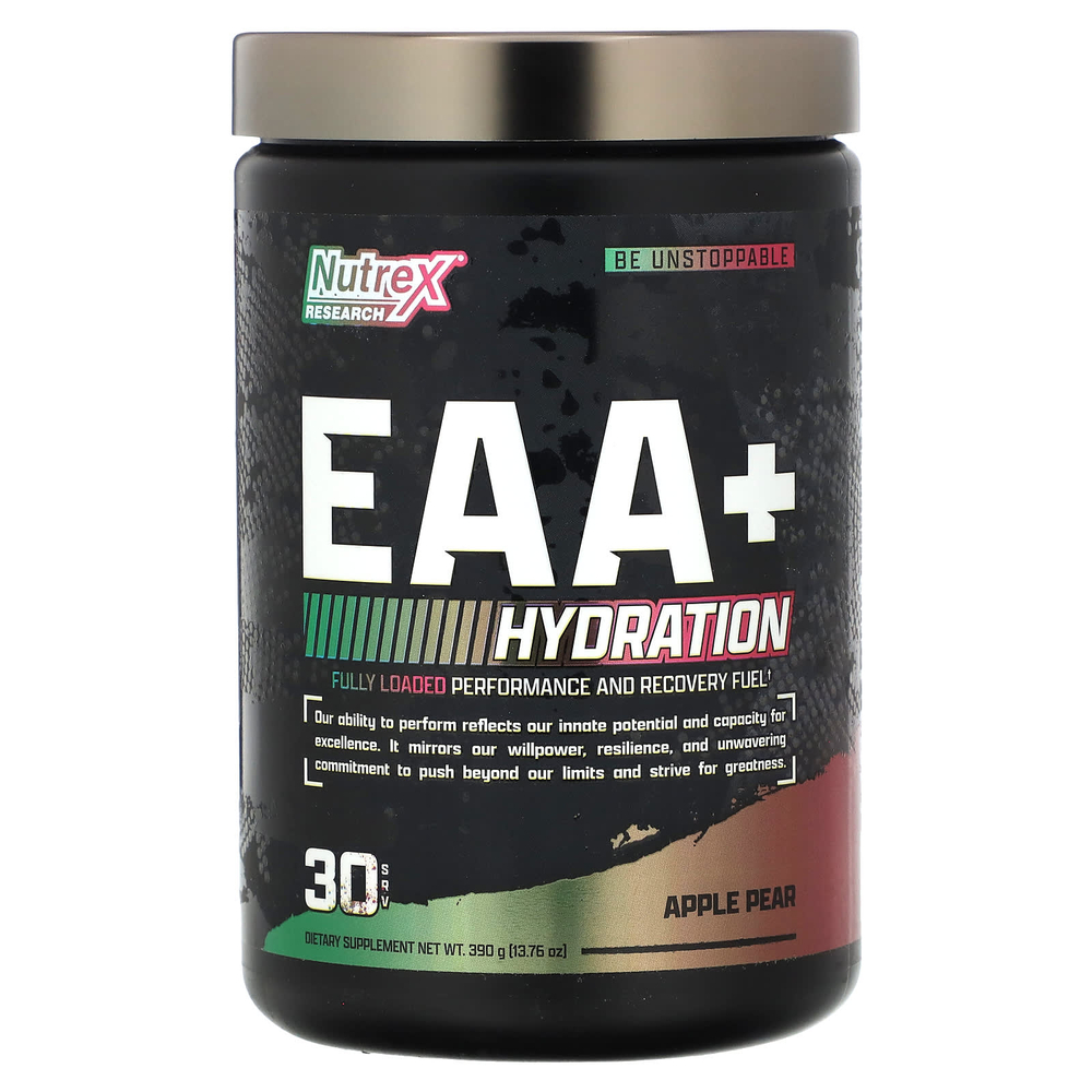 Nutrex Research, EAA+ Hydration, яблоко и груша, 390 г (13,76 унции)