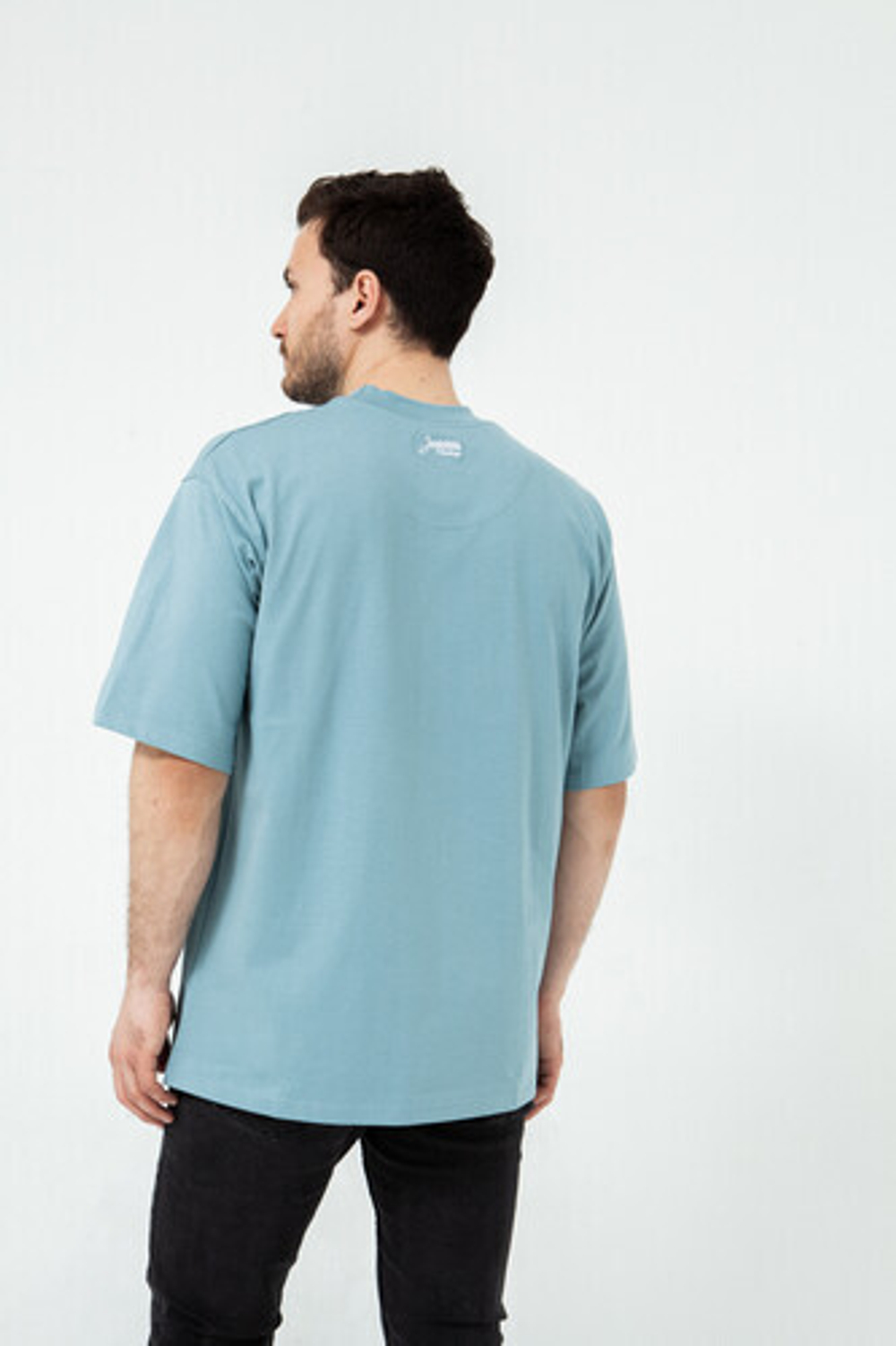 Футболка ЗАПОРОЖЕЦ Blank Loose Fit (Синий (Blue))