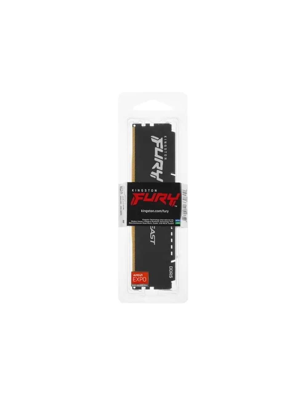 Оперативная память Модуль памяти Kingston Fury Beast Black AMD KF556C36BBE-16 DDR5 16GB 5600MHz