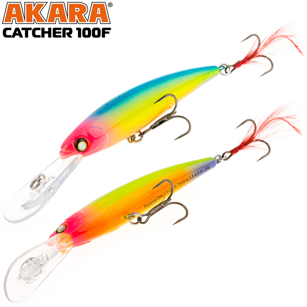 Воблер Akara Catcher 100F 14гр. (1/2 oz 3,9 in) A50