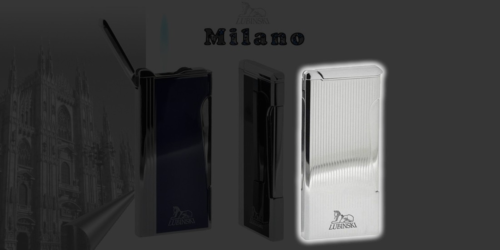 Зажигалка Lubinski Milan Blue WD585-4