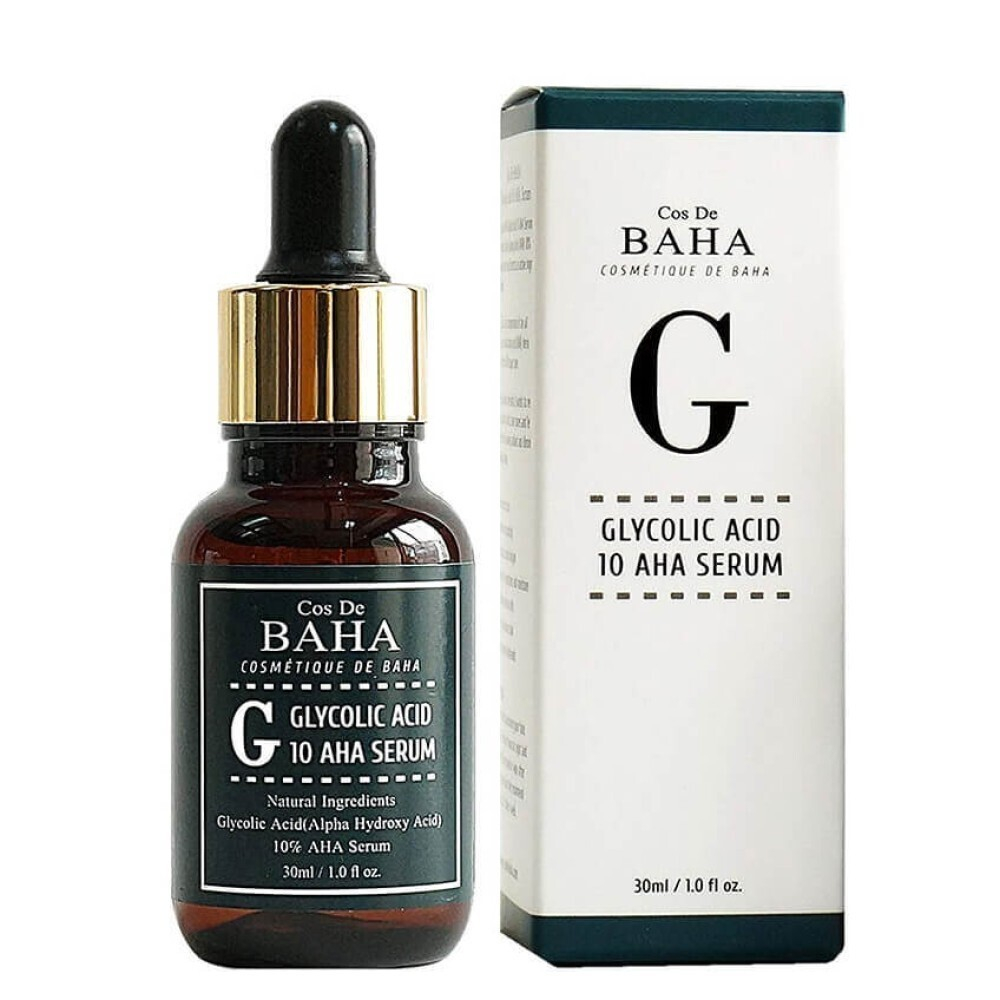 Cos De Baha Glycolic Acid 10 AHA Serum Сыворотка c гликолевой кислотой для проблемной кожи
