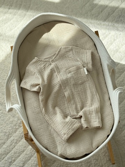 Песочник и чепчик, Бежевый